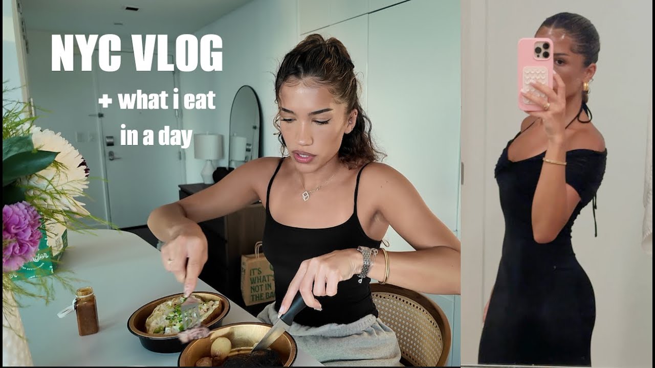 NYC vlog +  What i eat in a day | Azra Mian