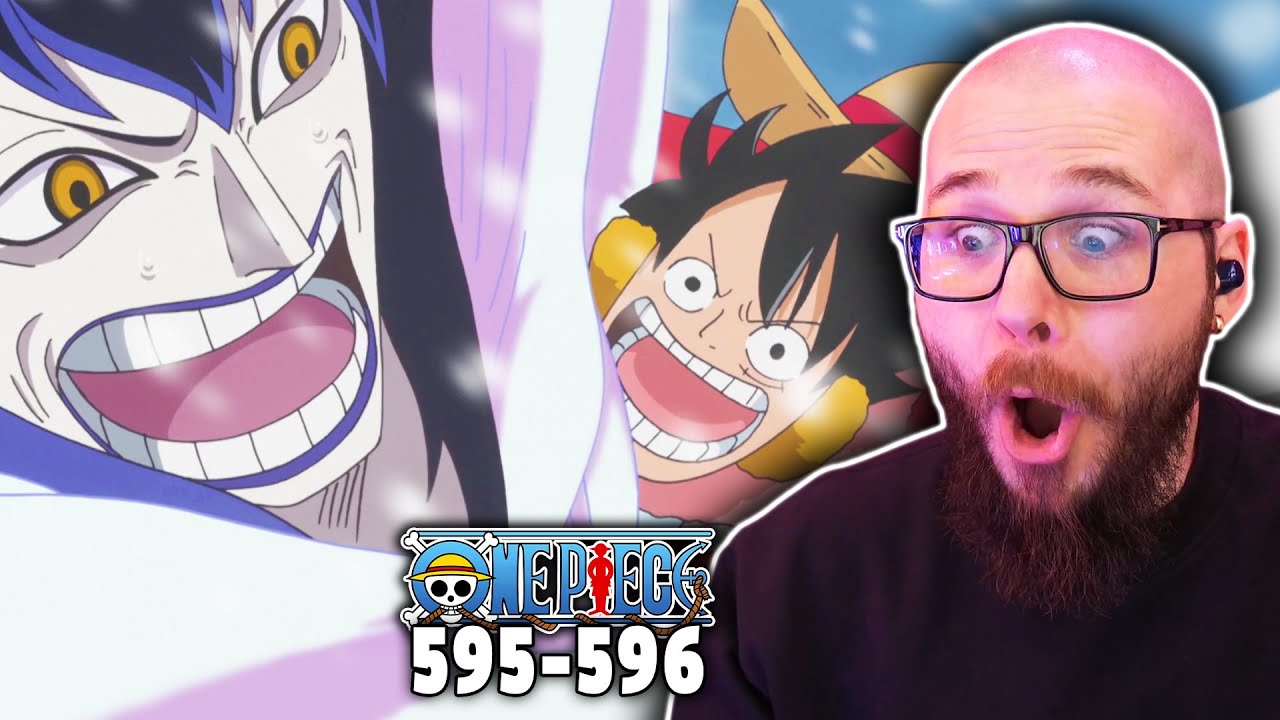 LUFFY vs CAESAR CLOWN! | One Piece Ep 595-596 REACTION