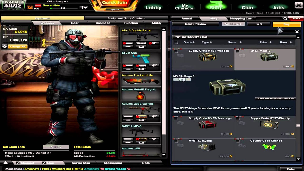 170K Nx Spending | Susceptible- / Chrysolite- | Christmas Sales | Combat Arms