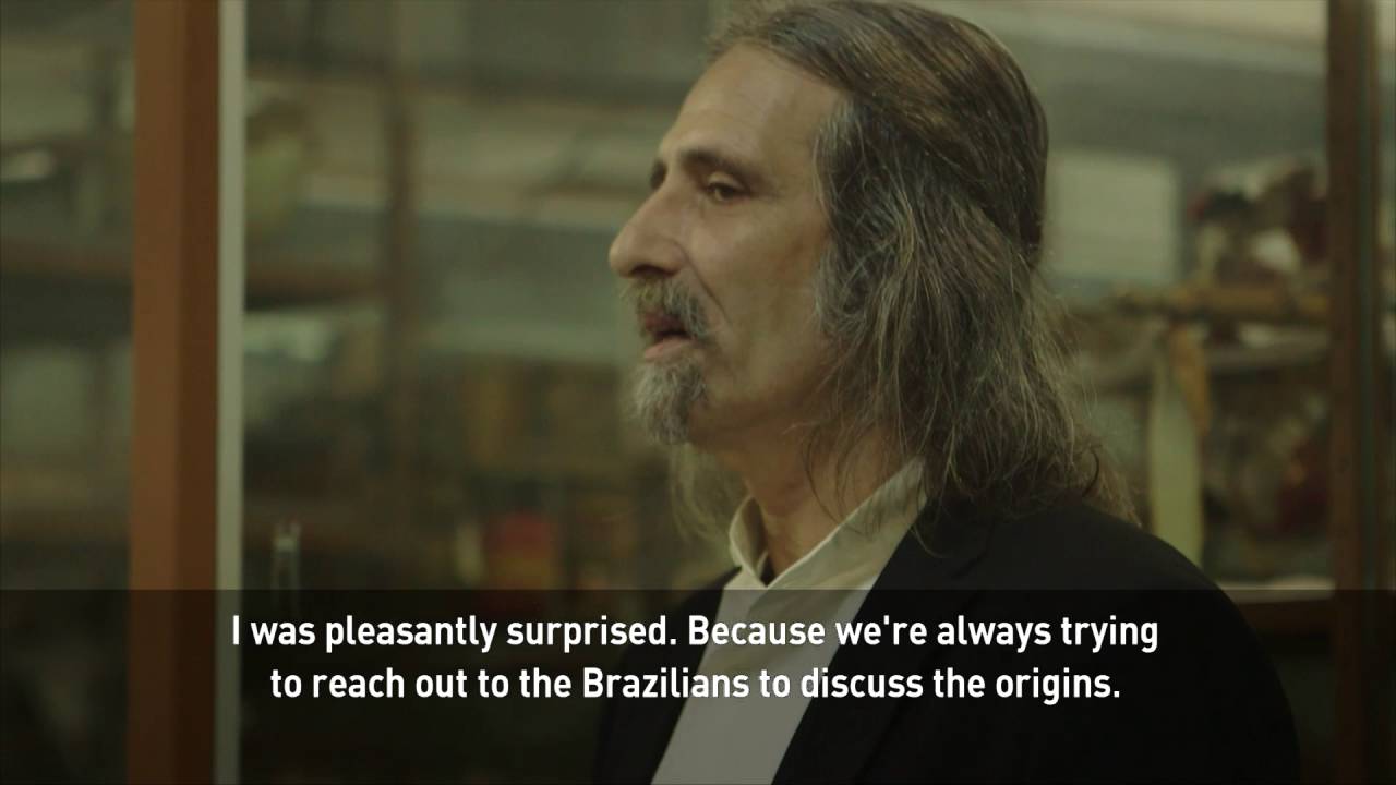 Exploring the origin of an intriguing instrument played in Brazil