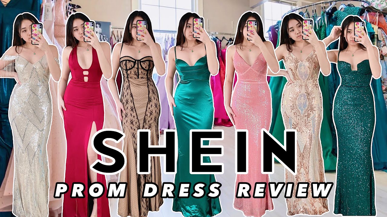 TRYING SHEIN PROM DRESSES ~ $40 prom dress?! ~ | Prom Dress Shopping 2023 (w/ DISCOUNT CODE)