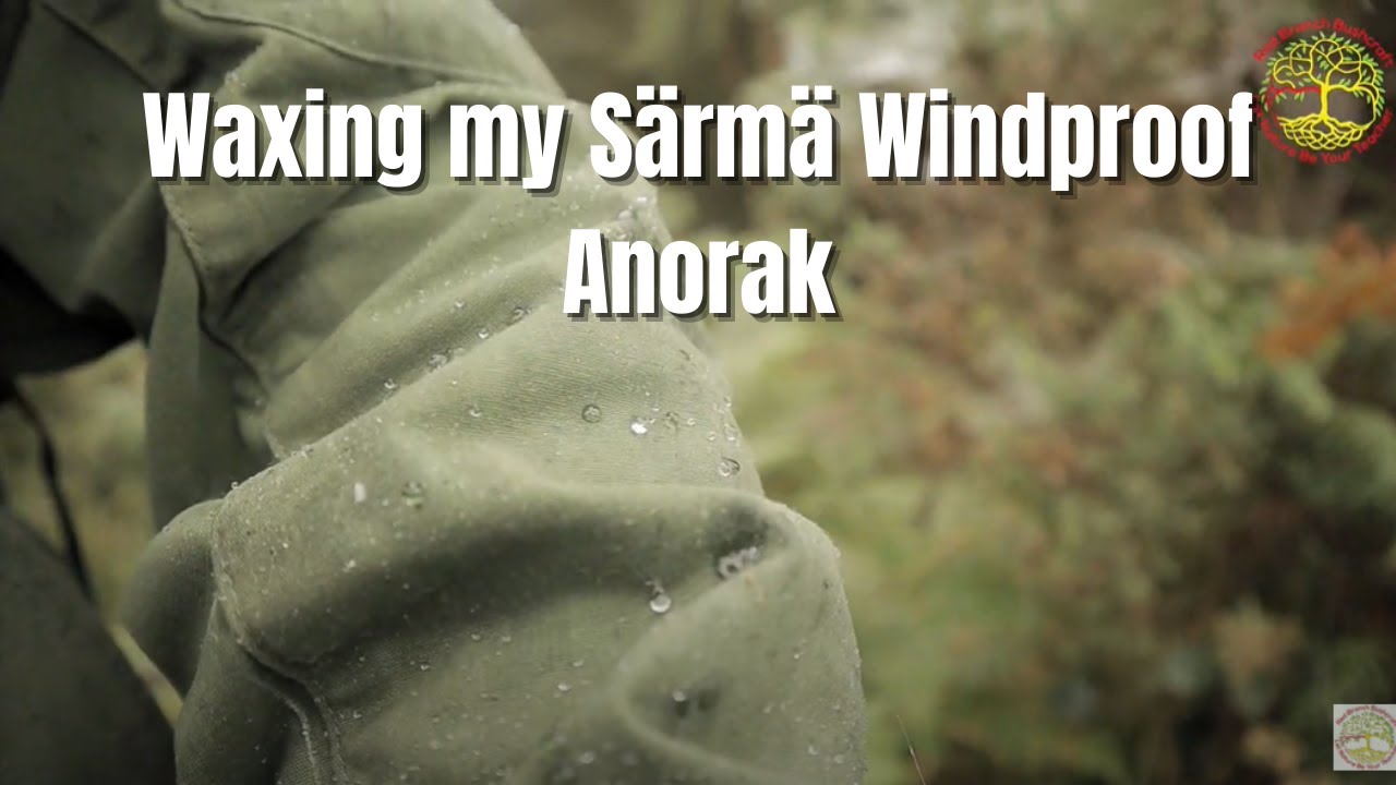 Waxing my Särmä Windproof Anorak From Varusteleka