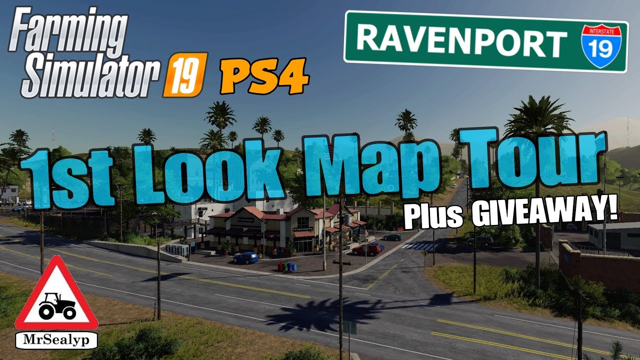 RAVENPORT, 1st Look Map Tour (Plus GIVEAWAY!). Farming Simulator 19. FS19.