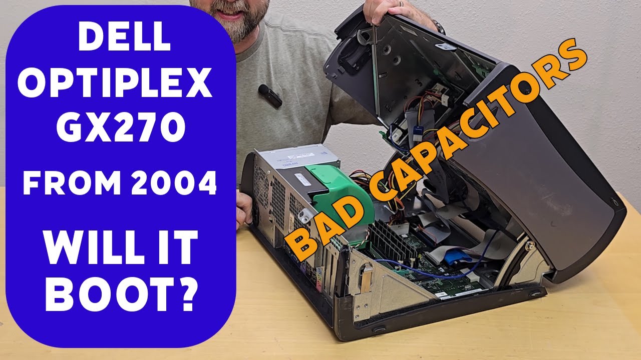 Dell Optiplex GX270 Windows XP from 2004 Clam Shell Case