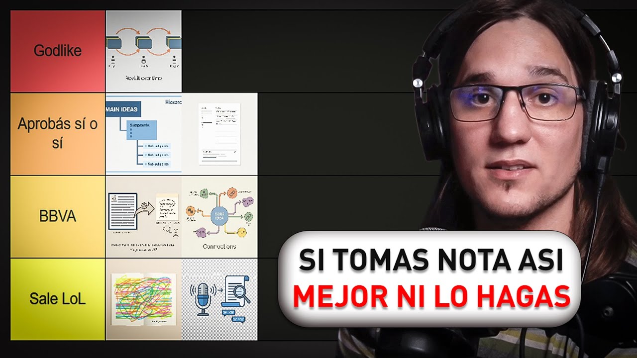 Esta es la PEOR forma de TOMAR APUNTES.
