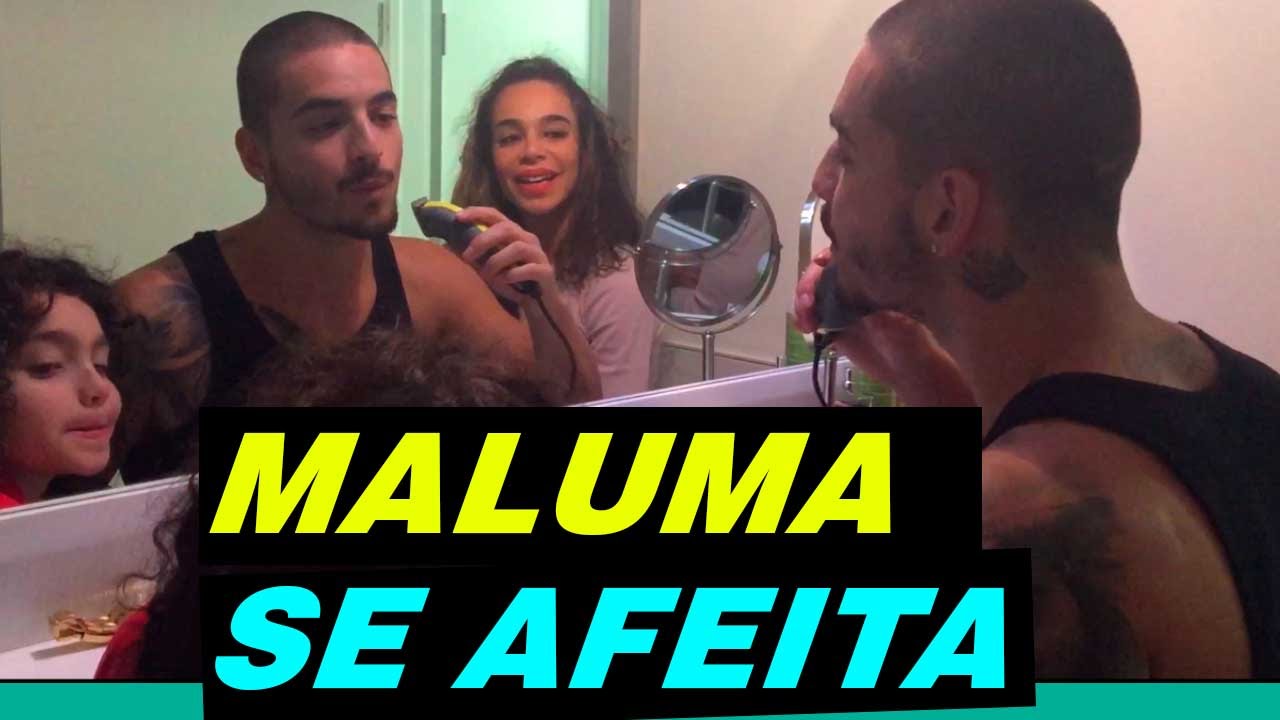 MALUMA se afeita !!!
