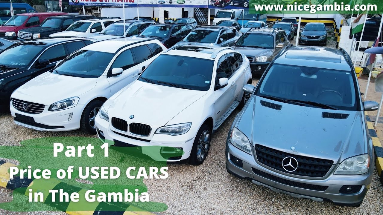 Price of USED CARS in The Gambia pt1 | Selling Cars in The Gambia | Youth in Entrepreneurship