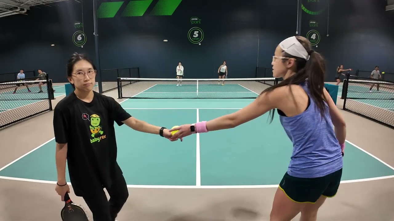 Pickleball - Pickle Point SW 27 - Diane/Shelley vs Hue/Rose Game 1