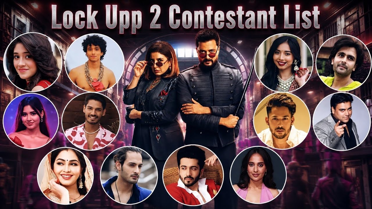 Lock Upp 2 Contestant List | Tanya Mittal, Digvijay Rathee, Umar Riaz, Baseer Ali, Yogesh Rawat