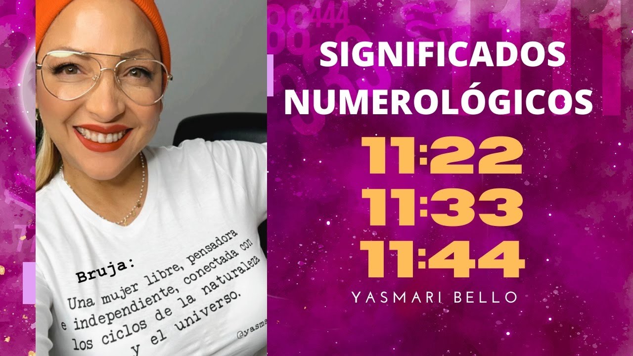 SIGNIFICADO HORAS MAESTRAS 11:22 11:33 11:44 #horasmaestras #numerologia