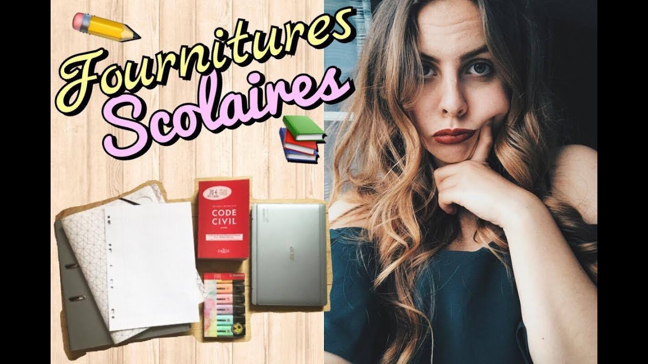 Fournitures scolaires pour la Fac (de Droit)