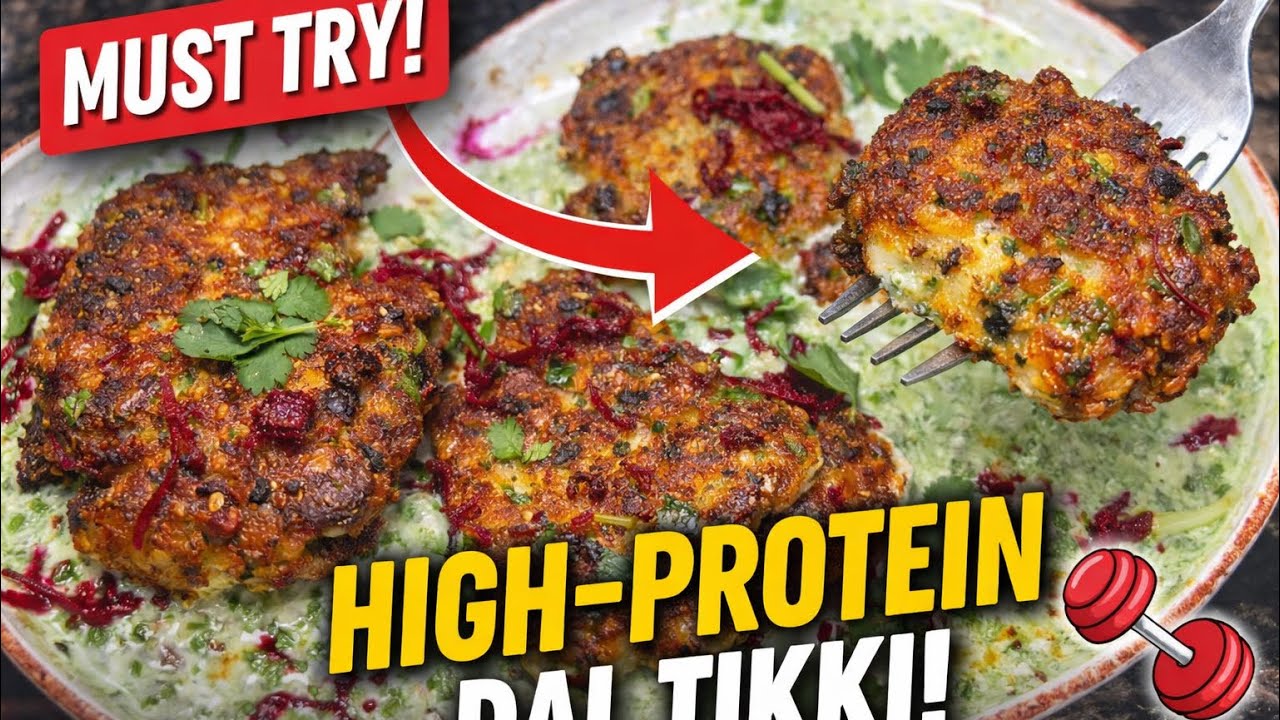 दाल से बनाई टिक्की चाट हाई प्रोटीन और स्वादिष्ट चाट 🤤🤤 #chaat #proteina #foryou #growth 