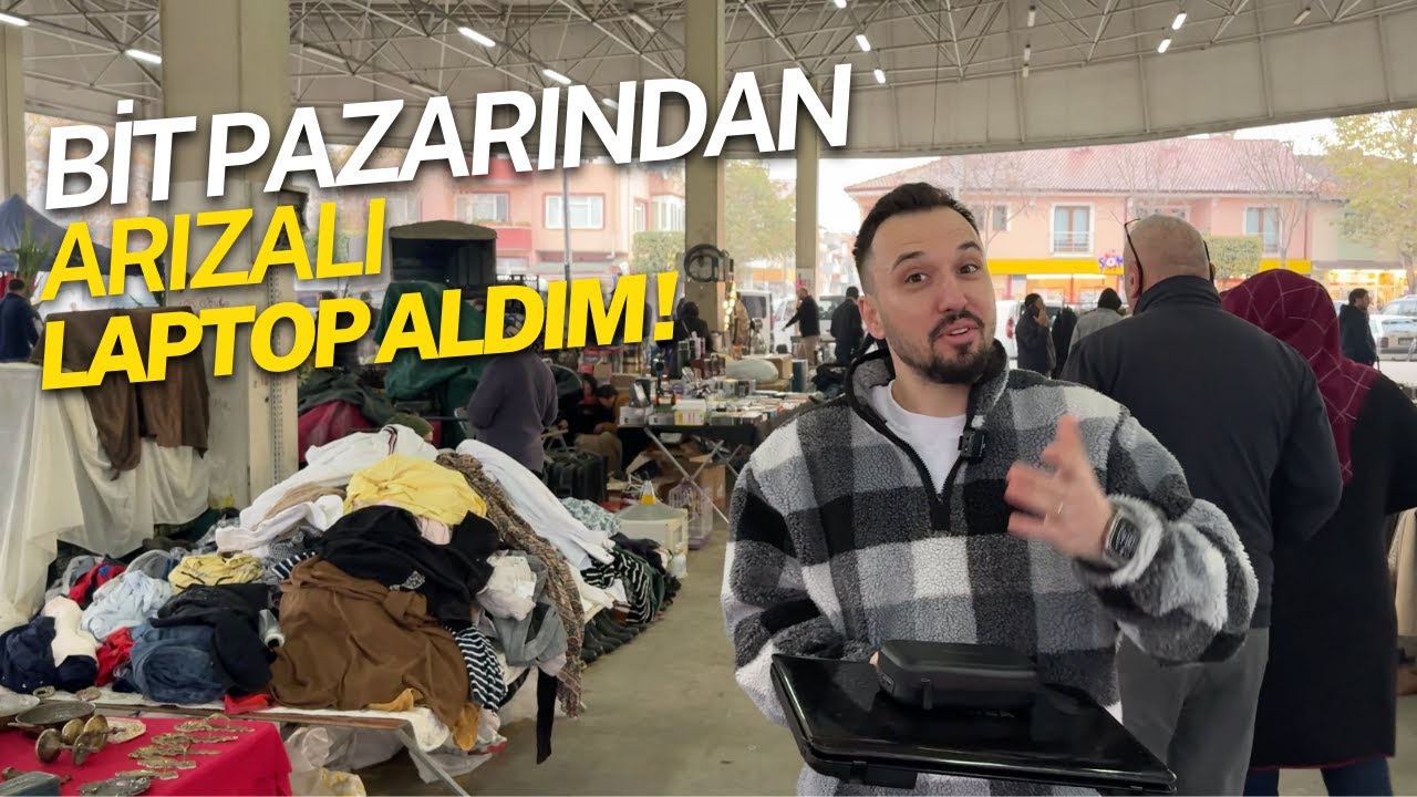 BİT PAZARINDAN ARIZALI LAPTOP ALIP TAMİR ETTİM | ÇEKİLİŞ VAR !