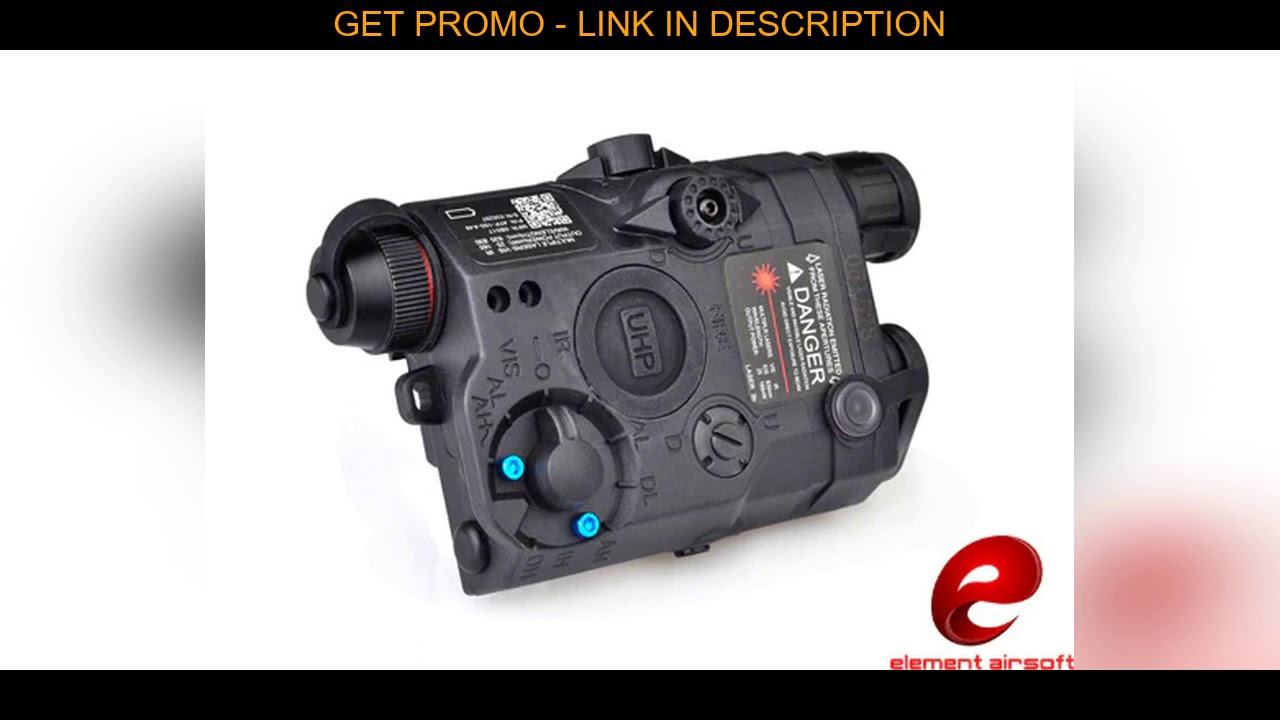 Best!! Airsoft Element Weapon PEQ 15 / LA-5C UHP Tactical Light Appearance Red Laser Dot Light Soft