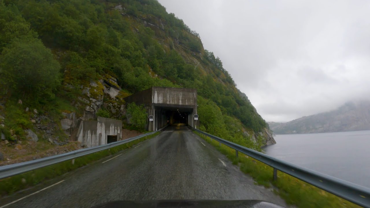 Driving in Norway - Glomfjord To Svartisen Glacier - Helgelandskysten - 4K60