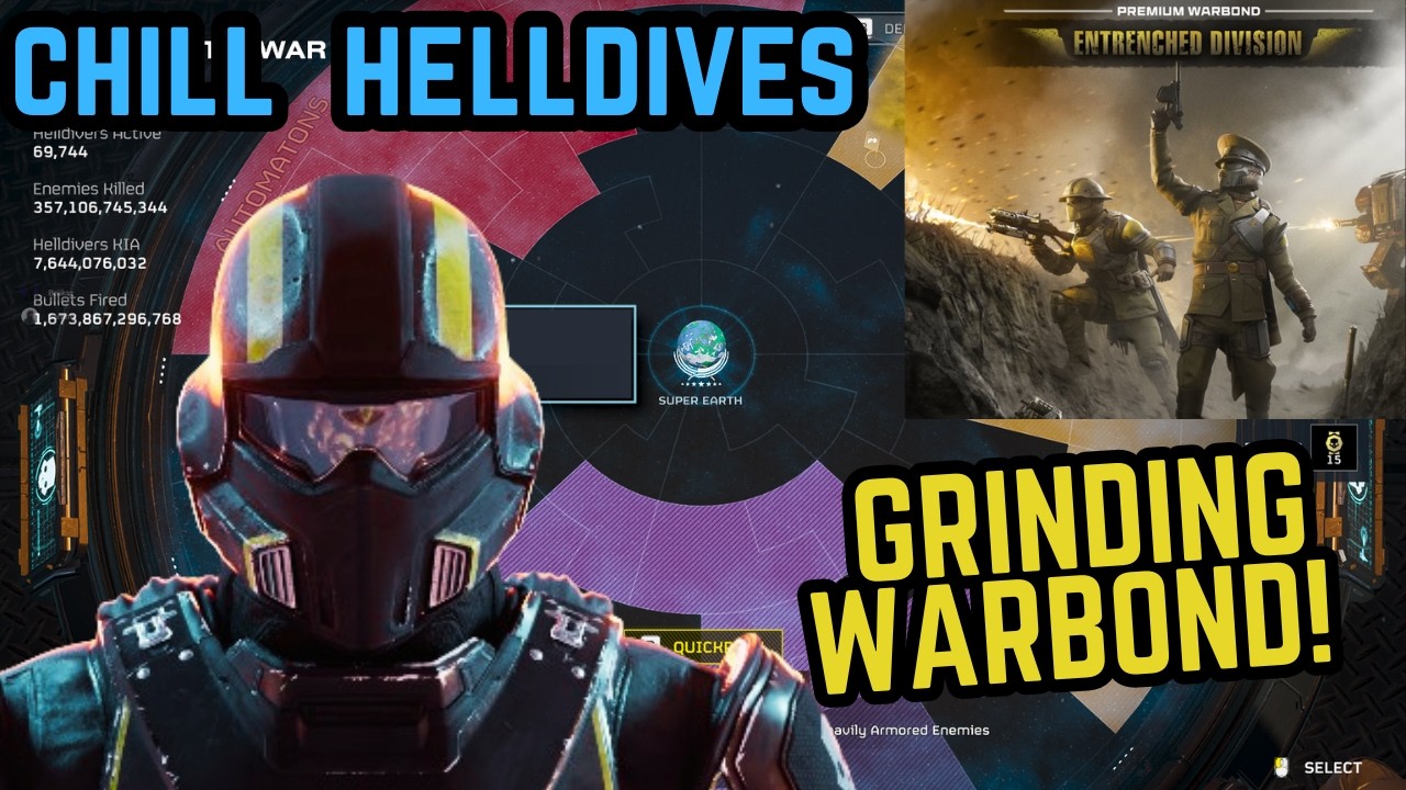 CHILL HELLDIVES | GRINDING NEW ENTRENCHED WARBOND | HELLDIVERS 2 #helldivers2gameplay #helldivers2