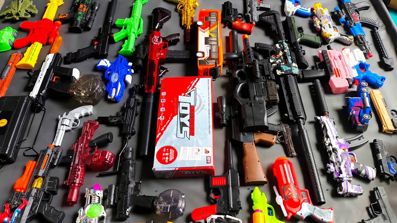 Mainan tembakan,sniper rifle,pistol mouser clasic,m416 hk elektrik battery,pistol R-evolver,watergel