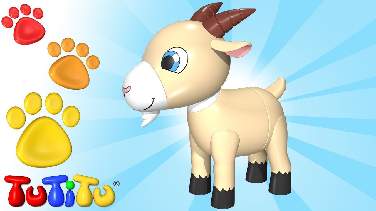 TuTiTu Animals Toy Collection 🐐 Goat and friends 😽 Fun and Educational Toy Building for Toddlers