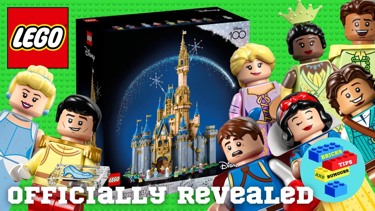 The brand new Lego Disney castle officially revealed - AMAZING SET! YOU WON'T BE DISAPPOINTED #lego