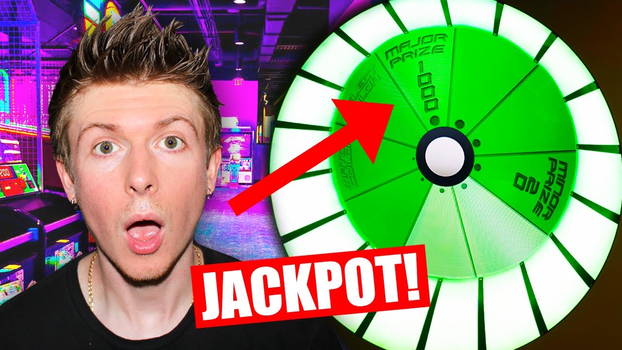I WON THE MEGA JACKPOT AT ROUND 1 ARCADE!!