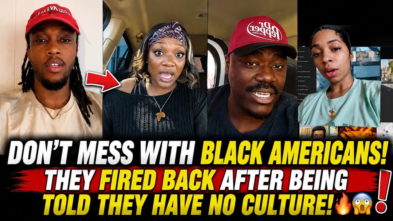 People Said Black Americans Have No Culture... Their Response Left Everyone Speechless! 😮