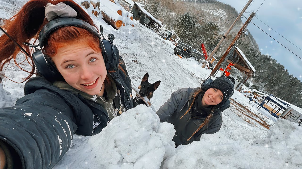 Нас завалило снегом… теперь у нас работа!