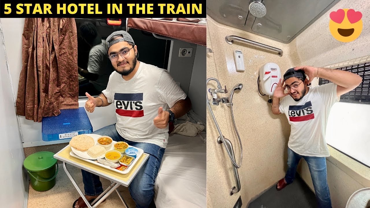 Howrah Yesvantpur Duronto Express First AC Coupe with Shower Room | IRCTC Food Review