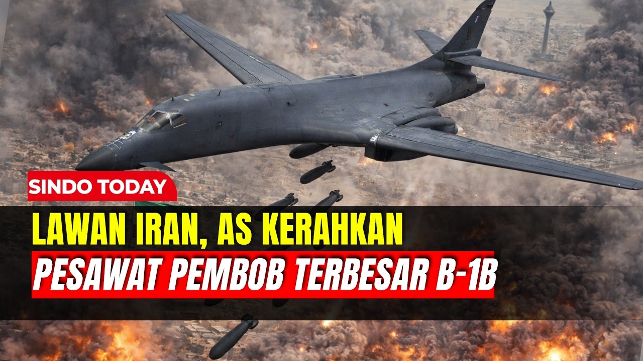 AS Kirim Pesawat Pembom Jarak Jauh B-1B ke Timur Tengah  | Sindo Today | 17/03