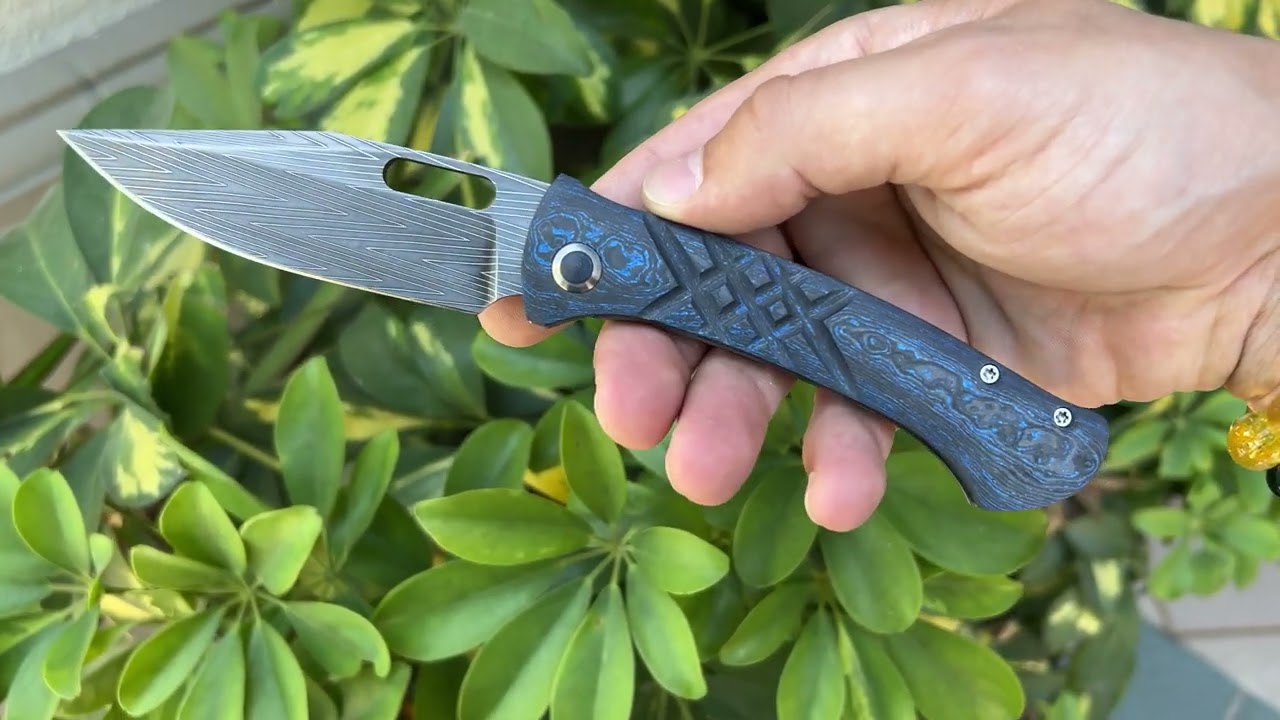 Kevin Foster CarboTi Juvey Swordfish Custom Knife From Recon 1