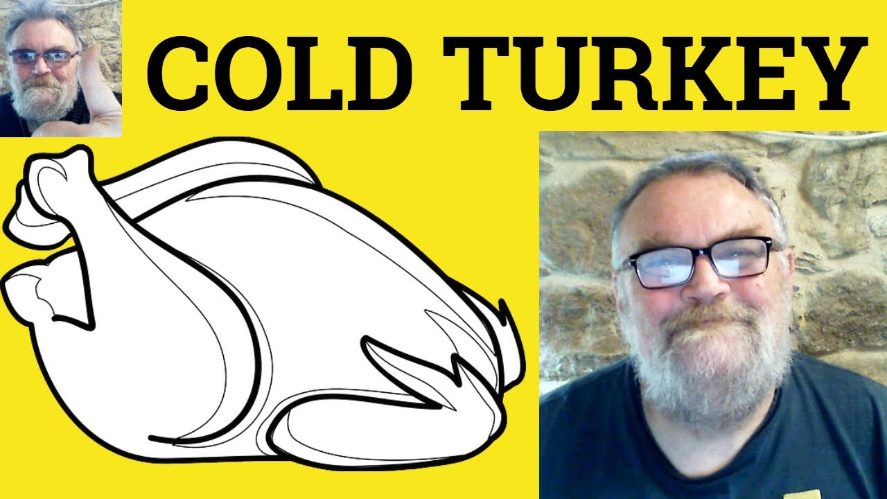 😎 Cold Turkey Meaning - Cold Turkey Defined - Cold Turkey Definition - Cold Turkey Examples