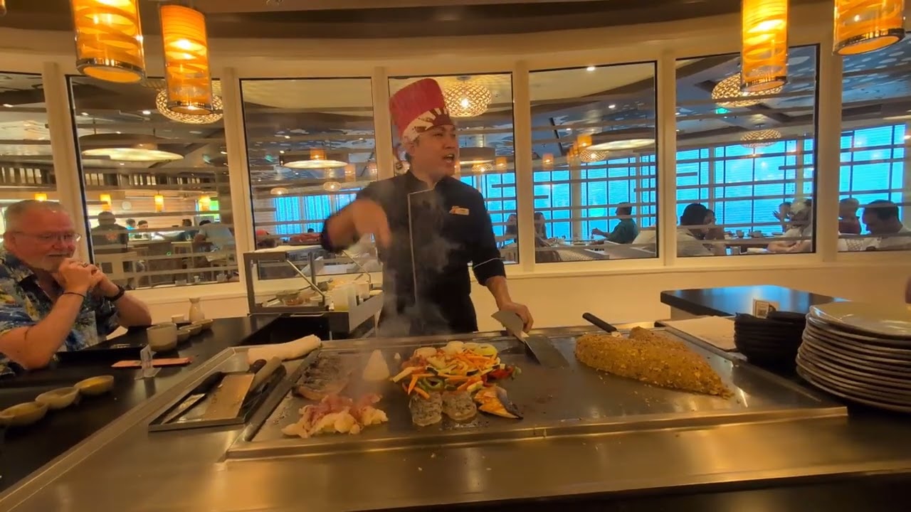 Lunch at Bonsai Teppanyaki on Carnival Jubilee 