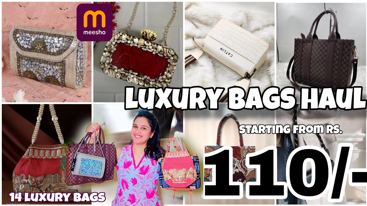 Meesho Luxury Hand Bags 👜👛💕 | Meesho Handbags haul | Sling Bag | Potli | #meeshohaul #meesho
