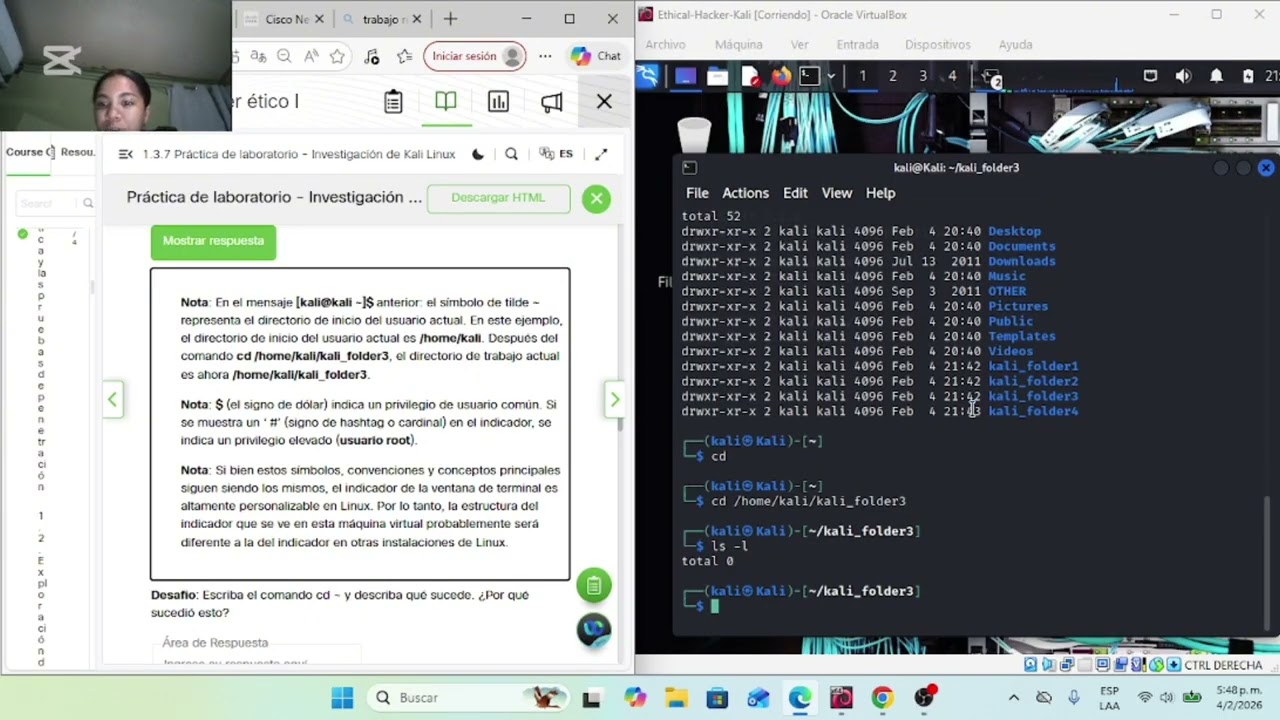 LAB 1.3.7 - INVESTIGATE KALI LINUX 