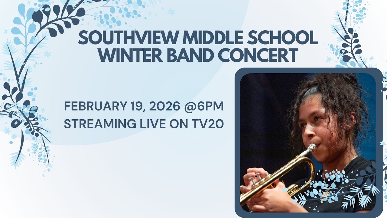 LIVE! Southview Middle School Winter Band Concert 2/19/2026
