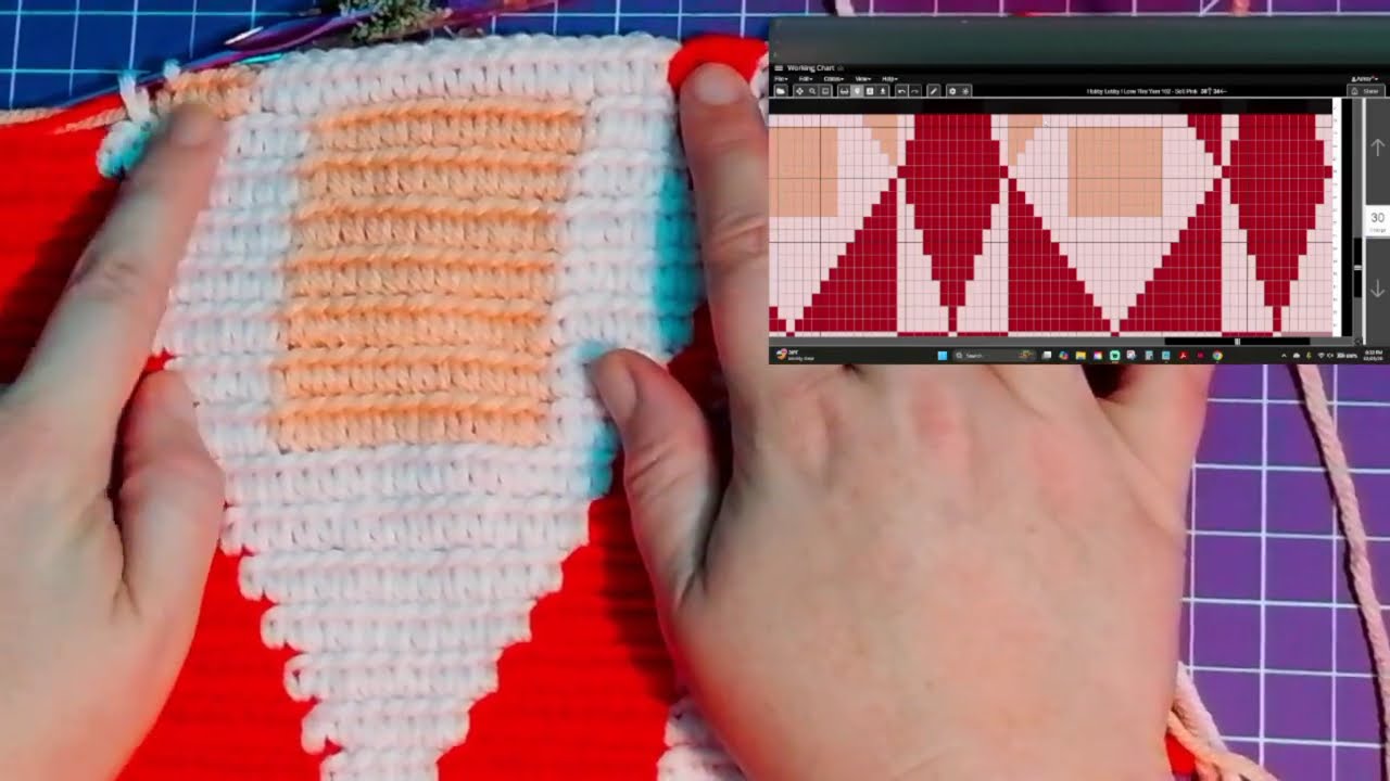 Day 10 Crochet Along | Row 30 | Crochet with AshMe | Tapestry Crochet