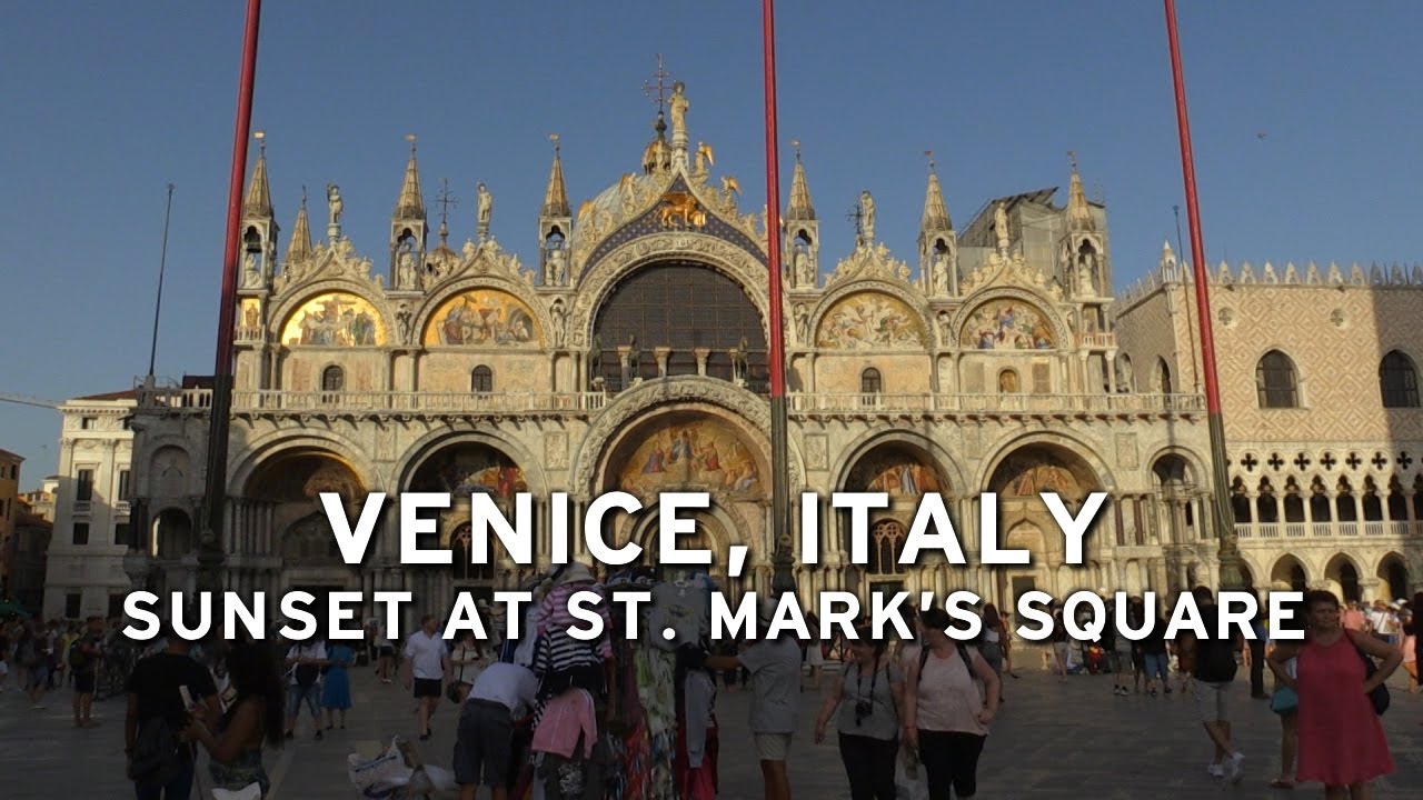 🇮🇹 Venice, Italy - Sunset at St. Mark's Square