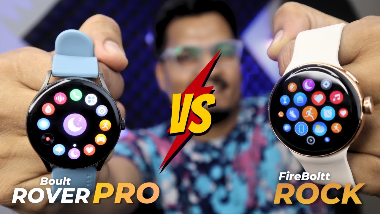Fireboltt Rock vs Boult Rover Pro Comparision : Which AMOLED Smartwatch Offers Better Features? 🤔