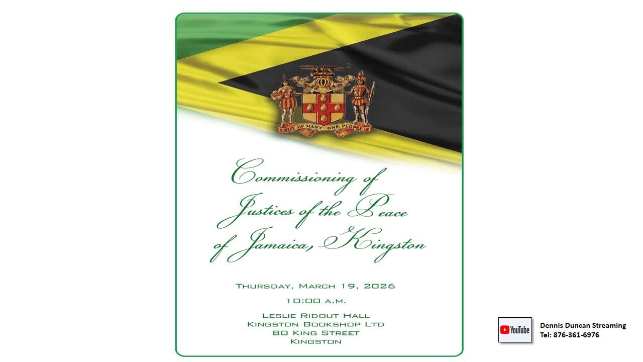 Commissioning of Justices of the Peace of Jamaica, Kingston