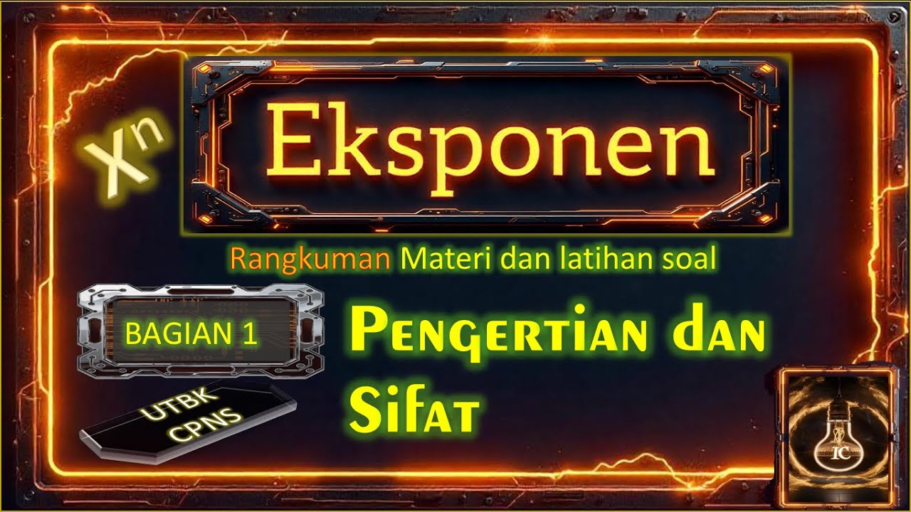 SIFAT EKSPONEN , rangkuman dan contoh soal#utbksnbt2025 #testcpns
