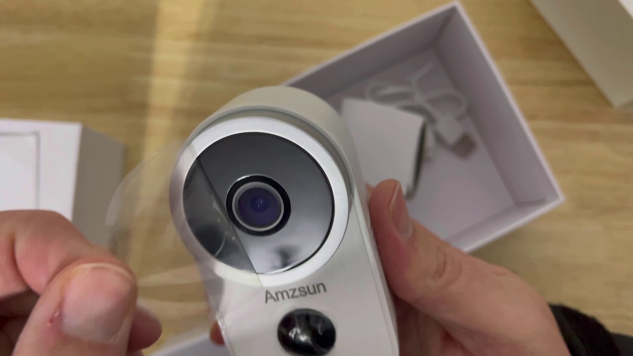 Best Cheap WiFi Camera for Home Security Amzsun 1080p PIR Motion Night Vision SD Unboxing Review