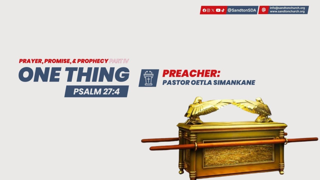 Pastor Oetla Simankane - One Thing