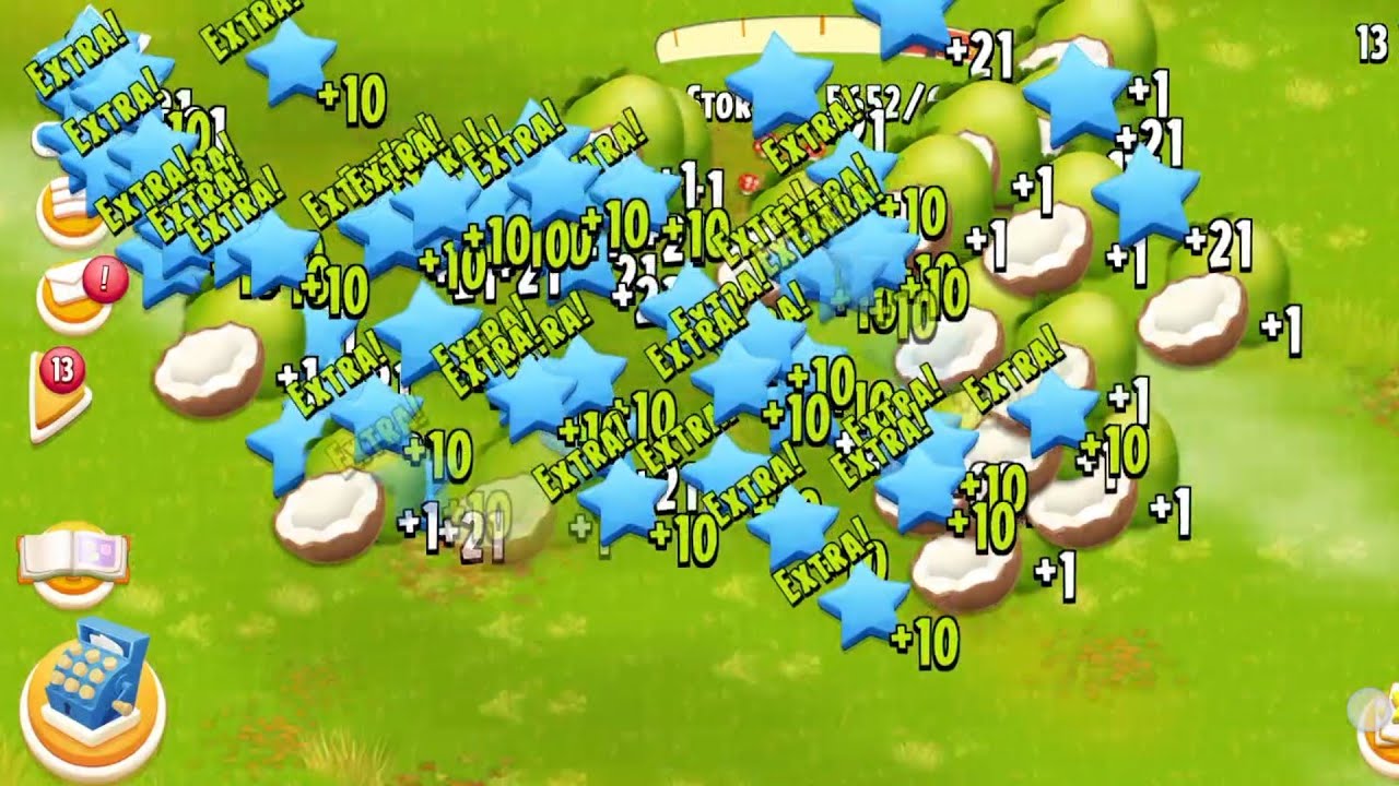 Hay Day coconut Harvesting last time and remove all tree & Gameplay Level 198#hayday #farming #games