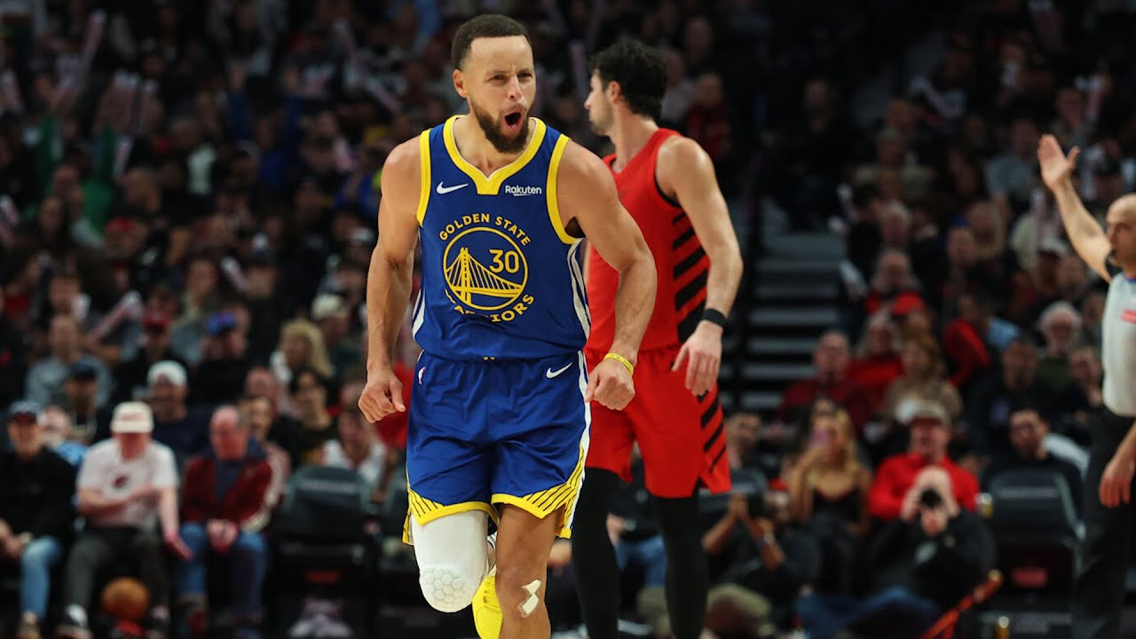 '3점 12개 48점' 조던을 제친 스테픈 커리의 운수 좋은날 | NBA 골든스테이트 VS 포틀랜드