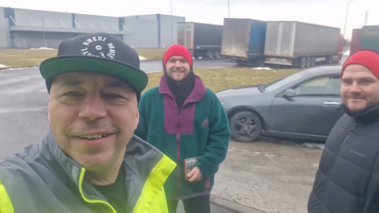 RaperTrucker - Zima i awaria webasto. Port Rostock.