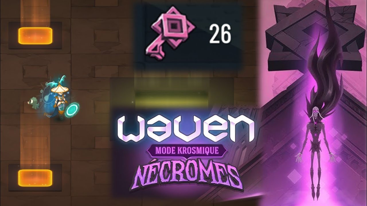 [WAVEN] NECROWORLD FIRE DUNGEON GUIDE; ALL ROOMS; ENIGMAS; BATTLES (1 - 20) Tutorial - Krosmic Mode