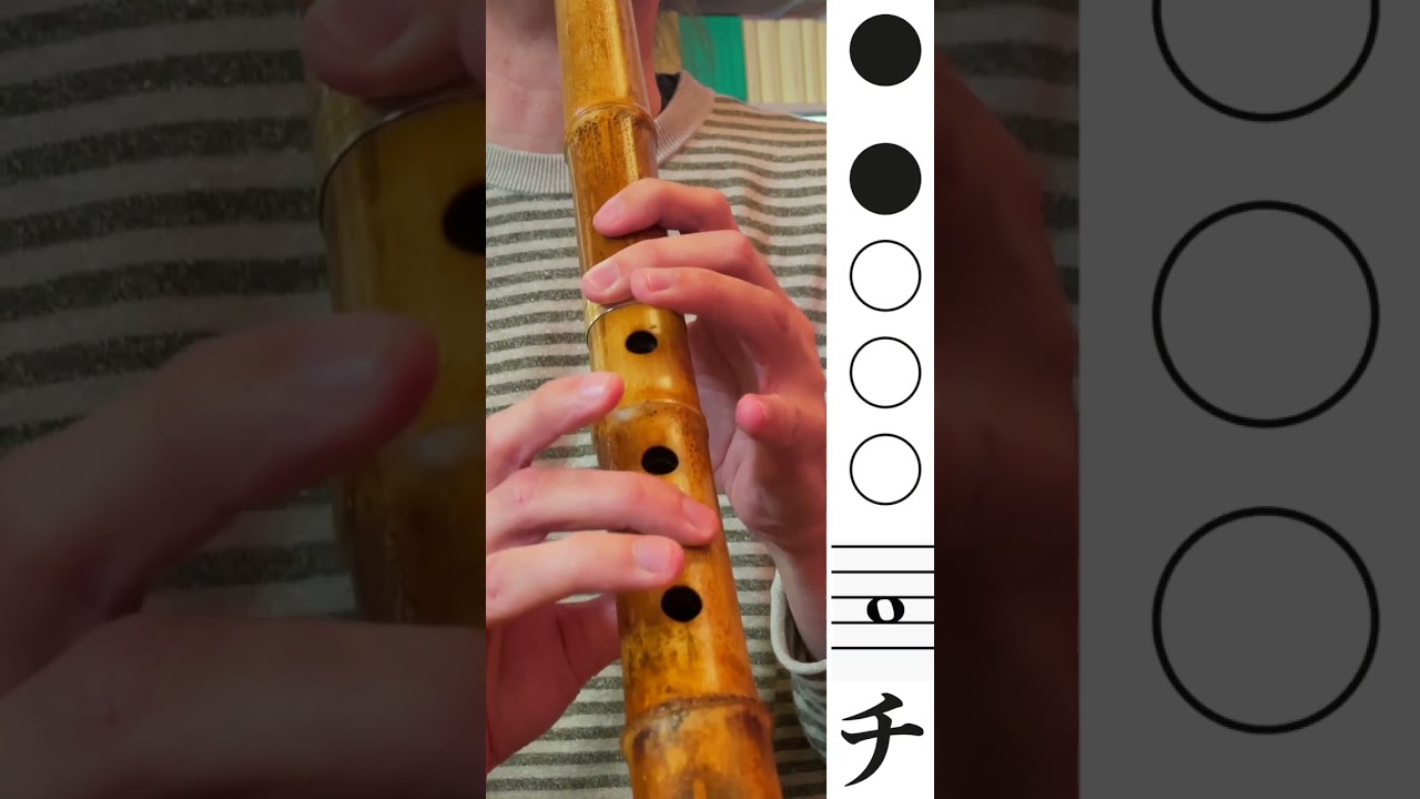 Play along to 'Akita Obako' (秋田おばこ) on 1.8 shakuhachi (尺八)  #shakuhachi #flute  #lesson #playalong