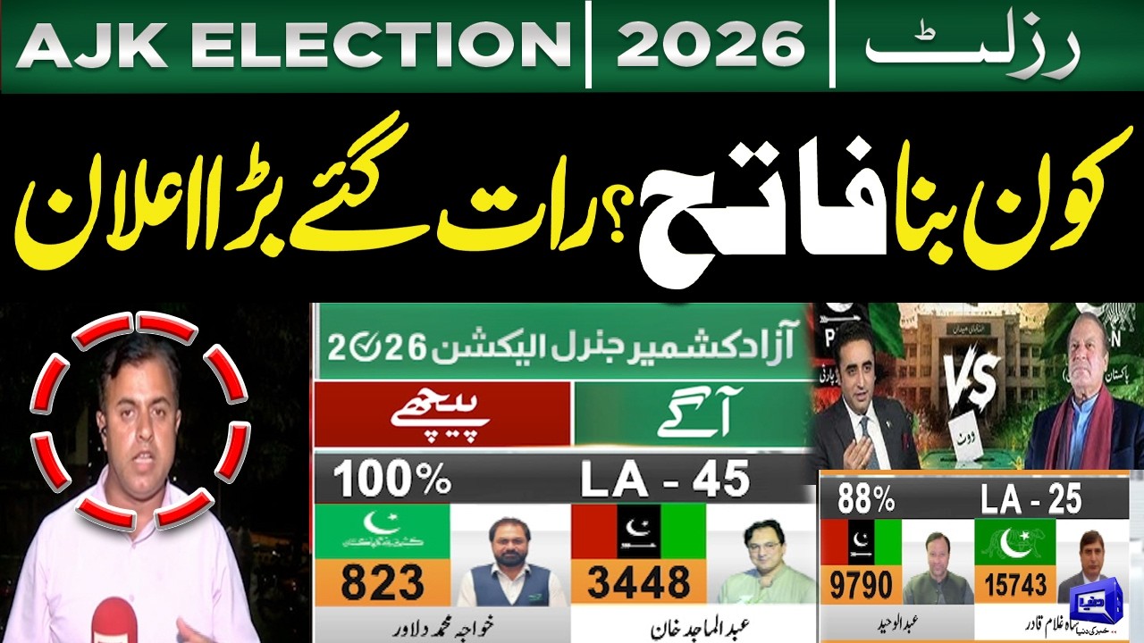 AJK Election Results 2026: PML-N Big Victory | Historic Celebration | Dunya News