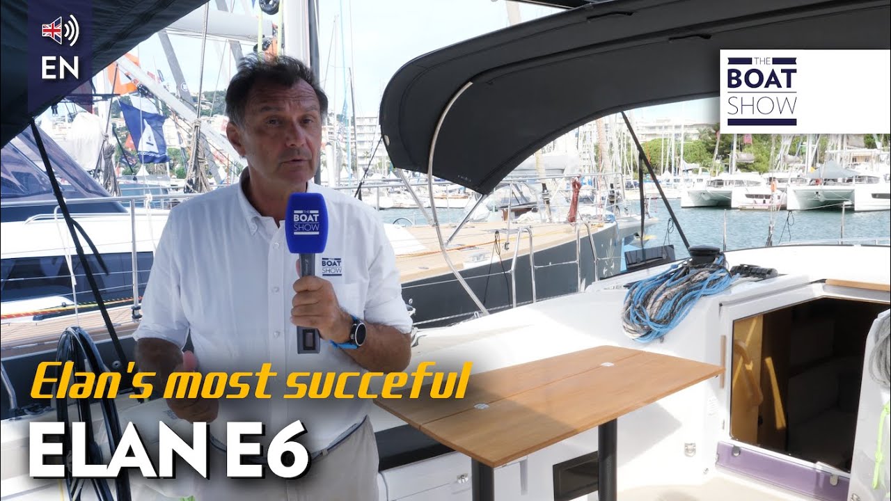 [ENG] ELAN E6 - Walking Through Sail Boat - The Boat Show