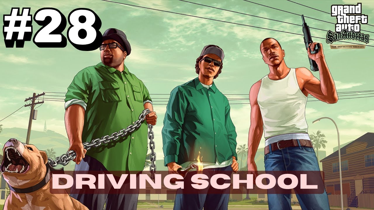 GTA San Andreas Back to Driving School Mission | Full Gameplay Walkthrough [4K]