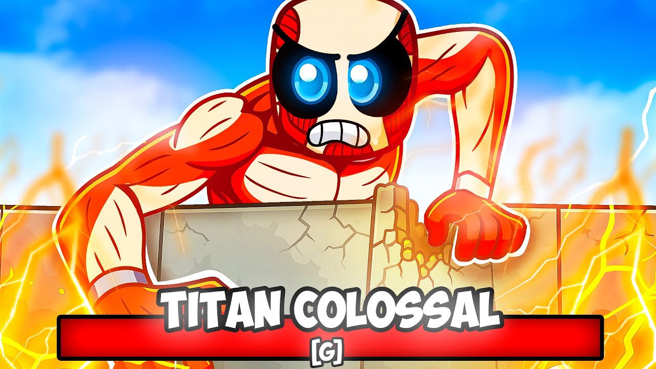 REBORN as the COLOSSAL TITAN in Roblox Strongest Battlegrounds!